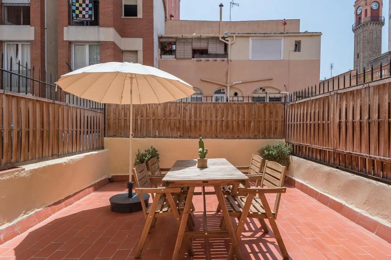 Cozy Apt With Sunny Terrace In The Heart Of Gracia Barcelona 0*,  Spanje